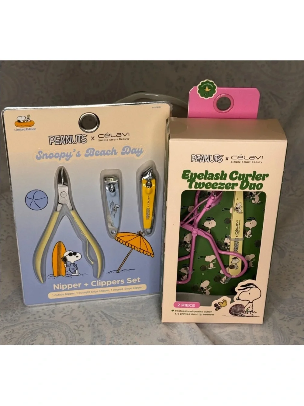Peanuts Snoopy Brow & Lash Kit and Nipper & Clippers Set